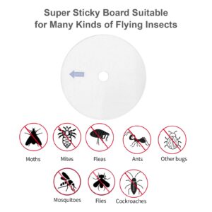 iHave Glue Board Refills for DC-9109, Indoor Bug Catcher Insect Traps Sticky Board Refills for Mosquito, Gnat, Moth, Roach, 10pcs