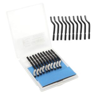 hand deburring burrs, 20 pieces replacement blade head, precision cutting and scraping of pvc, plastic and iron for precision cutting and scraping