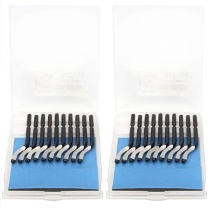 Hand Deburring Burrs, 20 Pieces Replacement Blade Head, Precision Cutting and Scraping of PVC, Plastic and Iron for Precision Cutting and Scraping