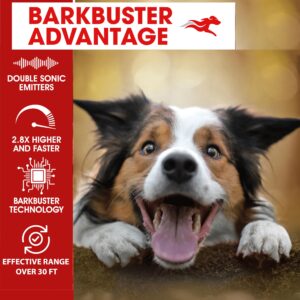 2024 BarkBuster Dog Bark Deterrent Device: Behavior Corrector | Just Point & Click | Bright LED Flashlight | Indoor/Outdoor Use | Shock/Bark Collar Alternative | Long-Range Ultrasonic | Training Aid