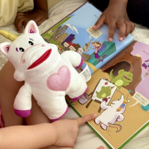 The Tooth Brigade Book and Tooth Fairy Pillow Bundle, Interactive Set Includes 8" Plush Toy with Lost Tooth Pocket and The Tooth Fairy's Best Day Ever! Hardcover Book (Sprinkles Unicorn Bundle)