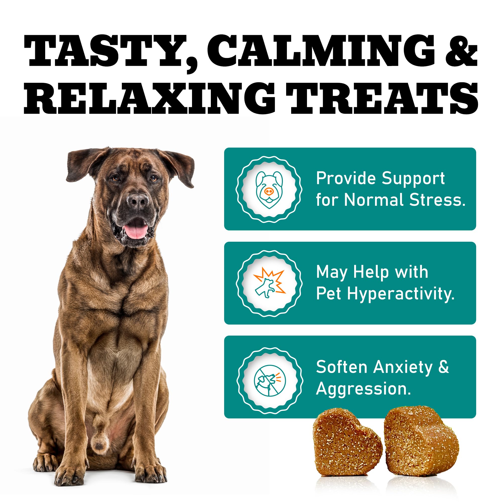 Dog Calming Chews | Calming Care for Dogs | Puppy Calming | Calm Chews for Dogs | Puppy Calming Chews | Calming Chews for Dogs | 240 Chews