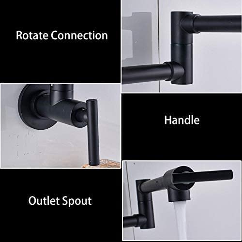 RONPOTY Kitchen/Bathroom Sink Faucet Single Cold Or Hot Single Handle Wall Mounted Faucets Para Kitchen Or Bath Washing