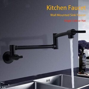 RONPOTY Kitchen/Bathroom Sink Faucet Single Cold Or Hot Single Handle Wall Mounted Faucets Para Kitchen Or Bath Washing