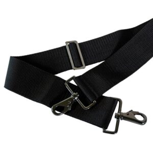 kensington replacement criss cross belly strap size: average color: black w/black