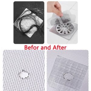 50pcs Disposable Shower Drain Hair Catcher,Tub Shower Bathtub Bathroom Sink Drain Strainer,Bathtub Shower Drain Cover,Drain Mesh Cover,Disposable Drain Covers Bathroom Tub Shower,Floor Drain Sticker