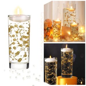 Jacisk 120,000 Clear Water Beads, Transparent Water Gel Beads for Vase Filler, Christmas Decoration, Wedding Centerpiece, Floating Candles, Planting, Floral Decoration