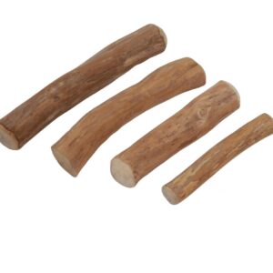 COFFEE CHEW® Coffee Wood Dog Chew - Size Large, Real Coffee Wood Chewable Stick and Durable Dog Toy, 100% Natural and No Chemical Additives, Dental Care and Relieves Stress