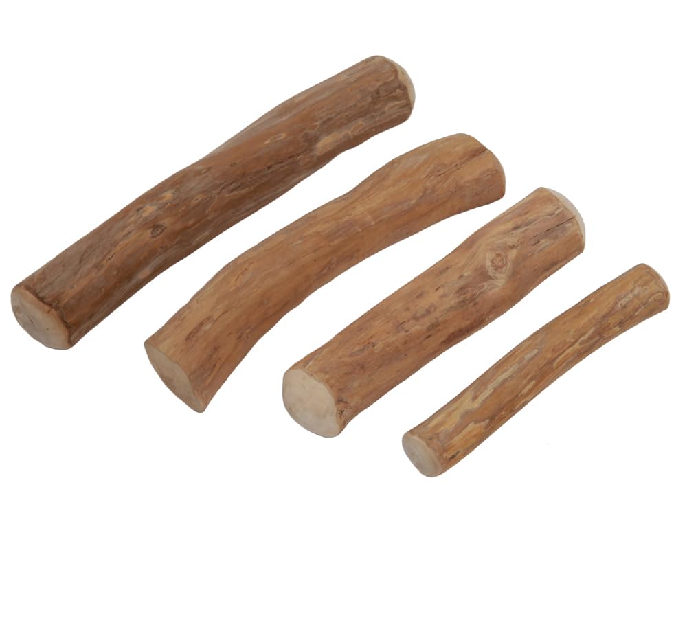 COFFEE CHEW® Coffee Wood Dog Chew - Size Large, Real Coffee Wood Chewable Stick and Durable Dog Toy, 100% Natural and No Chemical Additives, Dental Care and Relieves Stress