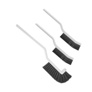 crevice cleaning brush,stiff & flexible bristles gap cleaning brush tool, bathroom gap brush, grout cleaner brush hard bristle cleans tight spaces