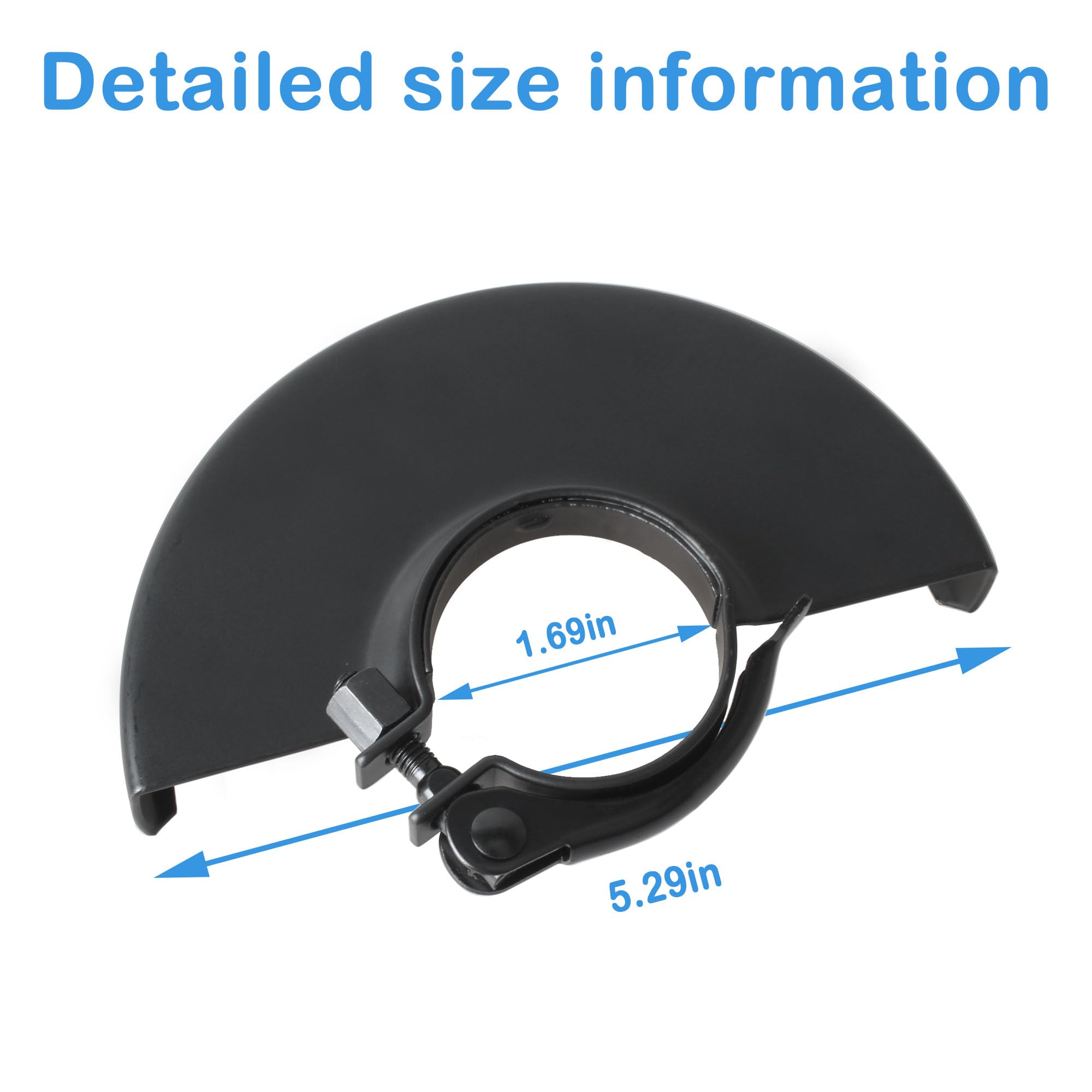 Rawolp 5 inch Grinder Guard 125mm for DEWALT BOSCH MAKITA XAG04T XAG04Z XAG09Z XAG11Z RYOBI METABO Angle Grinders