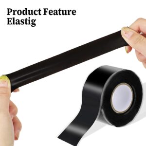 1In x 16ft Garden Hose Leak Repair Tape Hose Repair Tape,Water Seal Tape,Self Fusing Silicone Tape Suitable for Outdoor Antenna Cable and Hose Pipe Leaks and Emergency Repairs