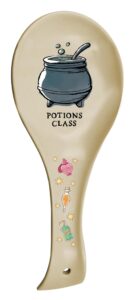 silver buffalo harry potter potions class cauldron ceramic spoon rest