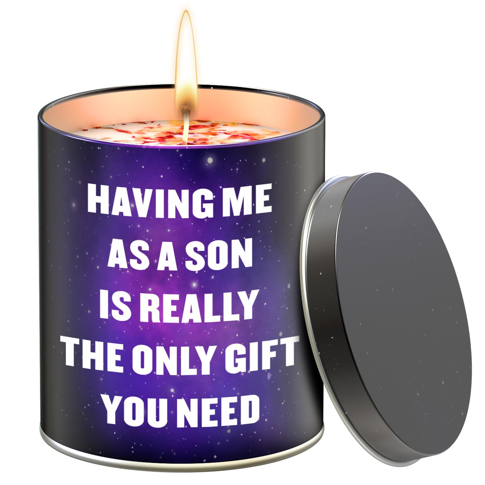 Gifts for Mom, Mom Gifts from Son, Christmas Birthday Gifts for Mom, Dad - Funny Gifts for Dad from Son, Dad Birthday Gifts, Gardenia Scented Candles