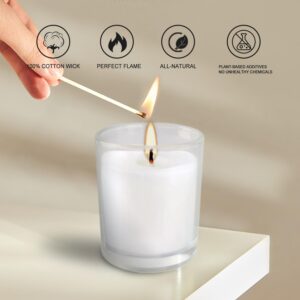 36-Pack of Unscented Warm White Votive Candles-Burn with a Warm White Glow for up to 12 Hours. Ideal for Weddings, Birthdays, Holidays, Parties,Thoughtful Gift for Any Occasion …