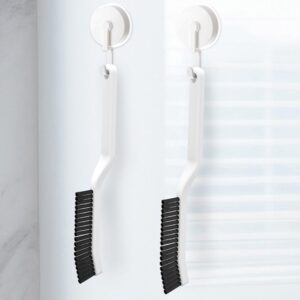 Crevice Cleaning Brush,Stiff & Flexible Bristles Gap Cleaning Brush Tool, Bathroom Gap Brush, Grout Cleaner Brush Hard Bristle Cleans Tight Spaces