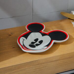 Disney Mickey Mouse Sculpted Ceramic Spoon Rest Holder | Kitchen Organizer For Utensils To Keep Countertop Clean