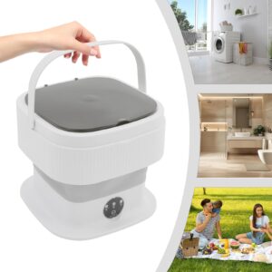 TANAUT Portable Washing Machine,10L Mini Foldable Washing Machine With 3 Modes Deep Cleaning Half Automatic Washt, Foldable Washing Machine With Soft Spin Dry For Apartments, Dormitories, Hotels