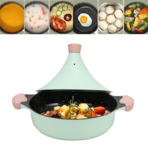 Tagine Pot, Aluminum Alloy Convinient 4L Cooking Pot for Stew Pot for Soup Pot