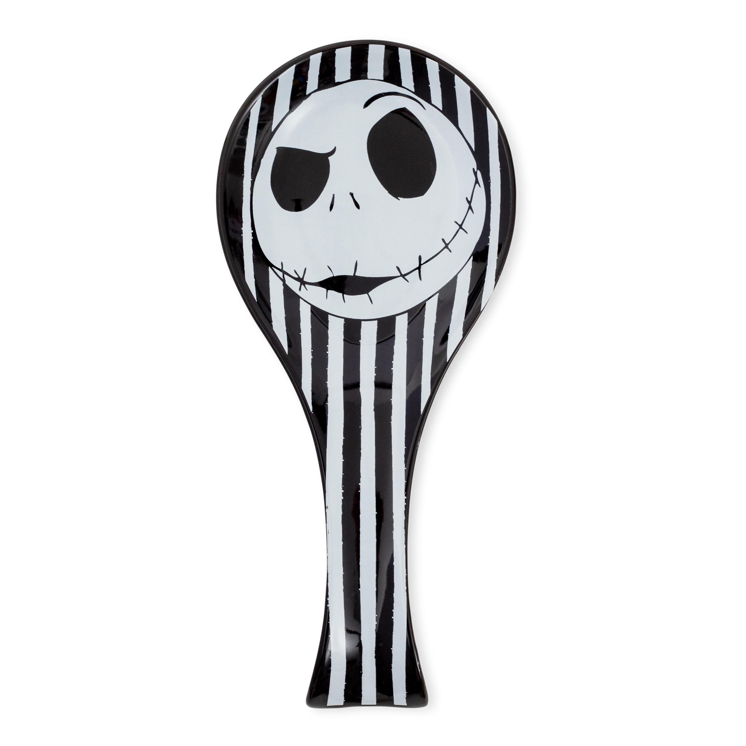 Disney The Nightmare Before Christmas Jack Skellington Ceramic Spoon Rest Holder | Kitchen Organizer For Utensils To Keep Countertop Clean