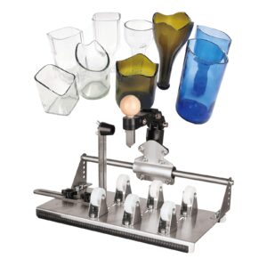 miimoo glass bottle cutter - multifunctional diy glass cutting kit for bottles of different shapes and sizes, perfect for wine, beer, whiskey, liquor, and champagne