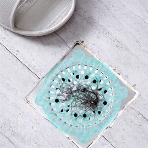 Deals of The Day Clearance Prime Sale Disposable Shower Drain Hair Catcher Mesh Stickers Shower Drain Cover Hair,Bathroom, Laundry, Bathtub, Kitchen, Sink, for Human Pet Hair(3PCS)