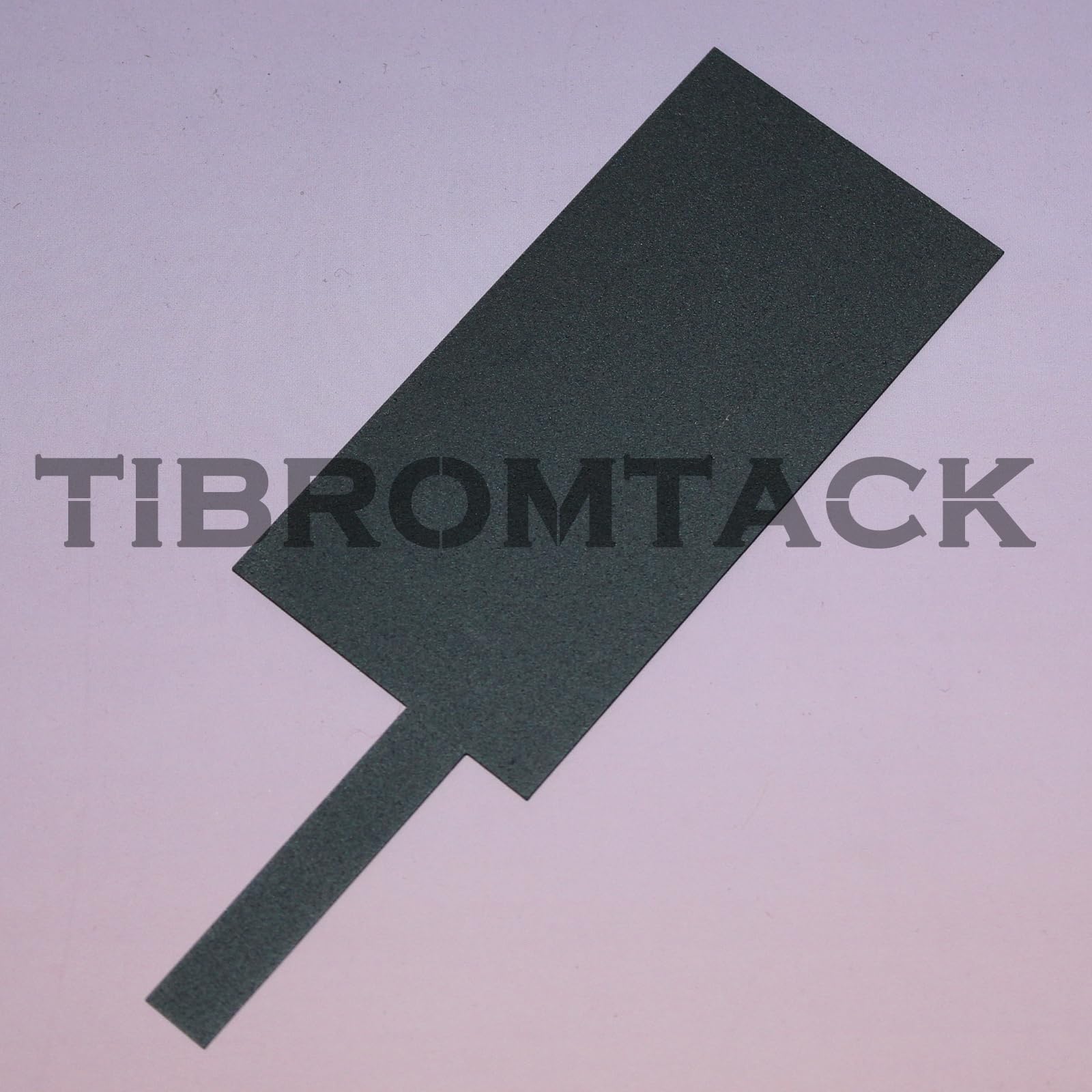 TIBROMTACK Titanium Electrode, Ruthenium Coated Titanium Anode Plate 4 x 2 x 0.02 Inches for Electrochemical Applications and Swimming Pool Cleaning, GHR093