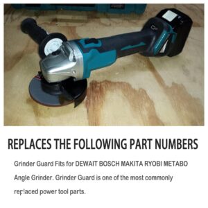 Rawolp 6 inch Grinder Guard 150mm Replacement for DEWALT D28116 D28065 D28144 BOSCH MAKITA GA6010Z GA6020 9566PC 9566CV RYOBI METABO Angle Grinder