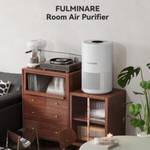 FULMINARE Air Purifiers for Home Large Room, 1095 Ft² Coverage, True HEPA Air Purifier for Bedroom, Pets, Smokers, PM2.5, VOCs... Air Cleaner with Auto Variable Frequency, Sleep Mode, Timer