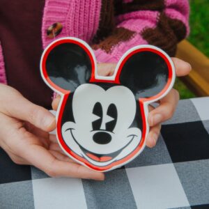 Disney Mickey Mouse Sculpted Ceramic Spoon Rest Holder | Kitchen Organizer For Utensils To Keep Countertop Clean