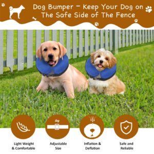 Dogs Fence Blocker,Buckle Dog Safe Fence Bumper,Keep Your Pet Safe in Fence - Prevent Escape from Fence,Fence Barrier Collar for Dogs in Garden Courtyard Outdoors (Small)