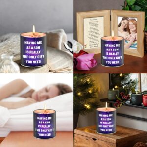 Gifts for Mom, Mom Gifts from Son, Christmas Birthday Gifts for Mom, Dad - Funny Gifts for Dad from Son, Dad Birthday Gifts, Gardenia Scented Candles