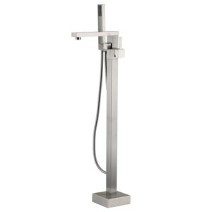 freestanding bathtub faucet with hand shower