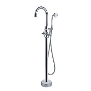 Freestanding Bathtub Faucet with Hand Shower