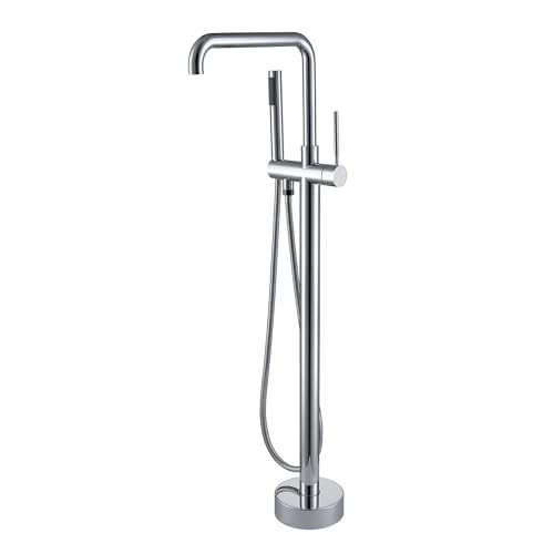 Freestanding Bathtub Faucet with Hand Shower