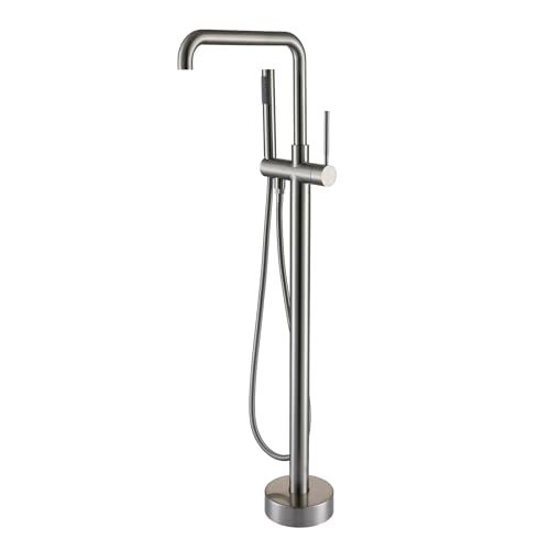 Freestanding Bathtub Faucet with Hand Shower