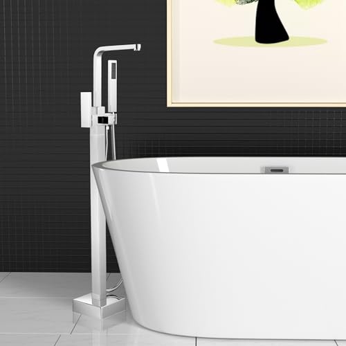 Freestanding Bathtub Faucet with Hand Shower