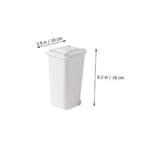 VOSAREA 8 Pcs Desktop Trash Can Countertop Trash Bin Table Trash Can Desktop Garbage Can Kitchen Cabinet Trash Can Office Desktop Trash Bin Creative Mini Trash Bin Desk Trash Can Desk Bin