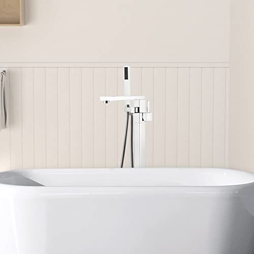 Freestanding Bathtub Faucet with Hand Shower