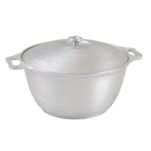 stp goods cast aluminum pot, 3.2-qt. (3 l), 4.2-qt. (4 l), 6.3-qt. (6 l), 8.5-qt. (8 l) (8.5-qt. (8 l)), gray, 458896_1