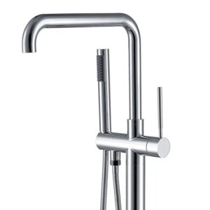 Freestanding Bathtub Faucet with Hand Shower