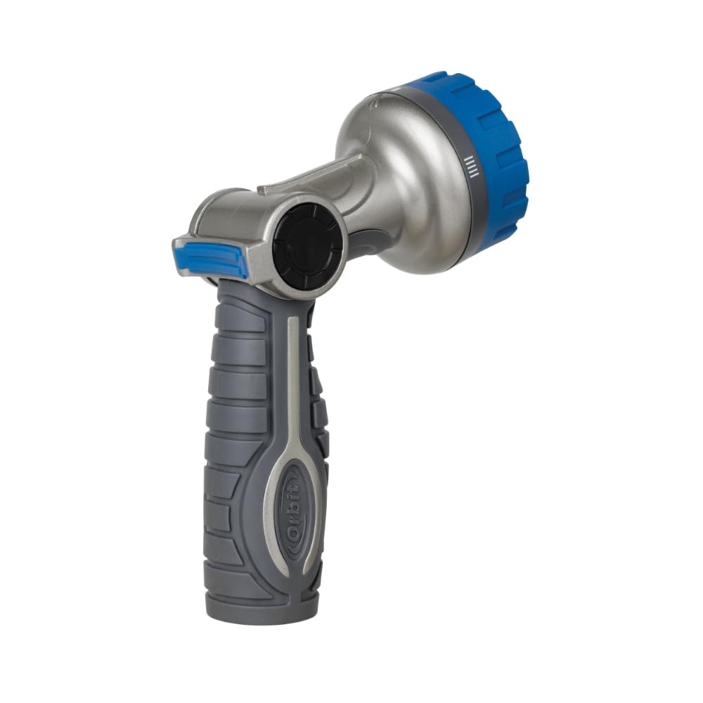 Orbit Heavy Duty 6-Pattern Metal Thumb Control Nozzle