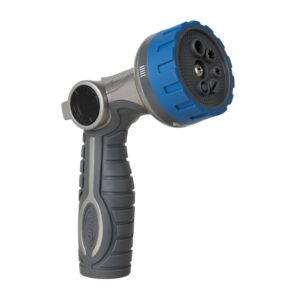 orbit heavy duty 6-pattern metal thumb control nozzle