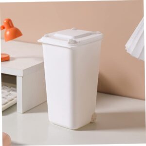 VOSAREA 8 Pcs Desktop Trash Can Countertop Trash Bin Table Trash Can Desktop Garbage Can Kitchen Cabinet Trash Can Office Desktop Trash Bin Creative Mini Trash Bin Desk Trash Can Desk Bin