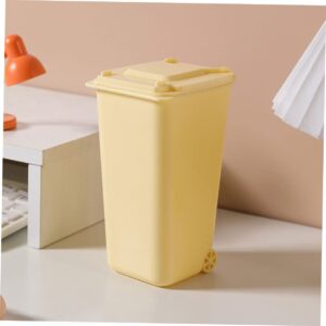 VOSAREA 8 Pcs Desktop Trash Can Countertop Trash Bin Table Trash Can Desktop Garbage Can Kitchen Cabinet Trash Can Office Desktop Trash Bin Creative Mini Trash Bin Desk Trash Can Desk Bin