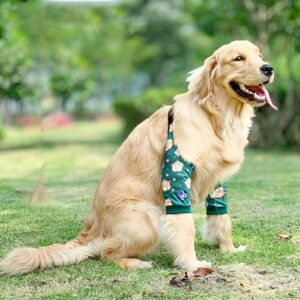 Print Dog Surgical Puppy Elbow Knee Padded Support Wound Elbow Brace Pet Joint Knee Care Supply