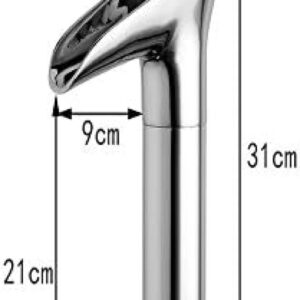 HOONWEAR Kitchen & Bath Fixtures Taps Faucet, EuropUPC Retro Hot and Cold Faucet Copper Waterfall Basin Faucet Bathroom Wash Basin Faucet Mixer Tap Faucet, CF001