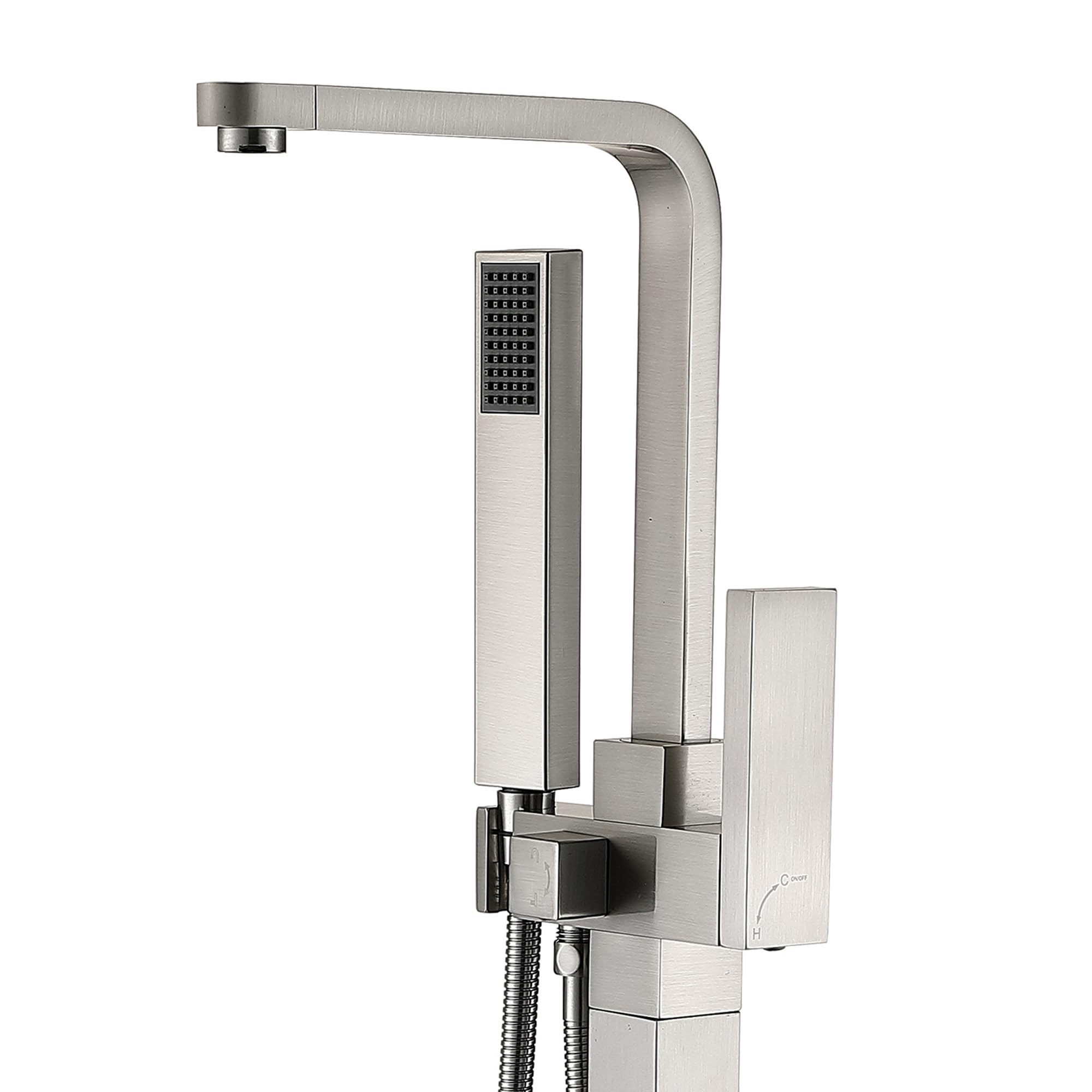 Freestanding Bathtub Faucet with Hand Shower