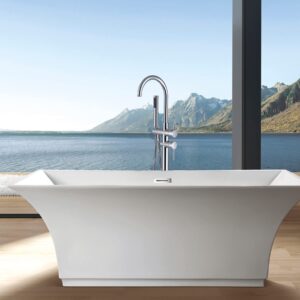 Freestanding Bathtub Faucet with Hand Shower