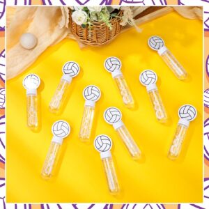 PullCrease 16 Pcs Volleyball Bubble Wands Party Favors Volleyball Gifts Birthday Bubble Wand Bulk Volleyball Party Decorations Volleyball Theme Birthday Party Supplies for Outdoor